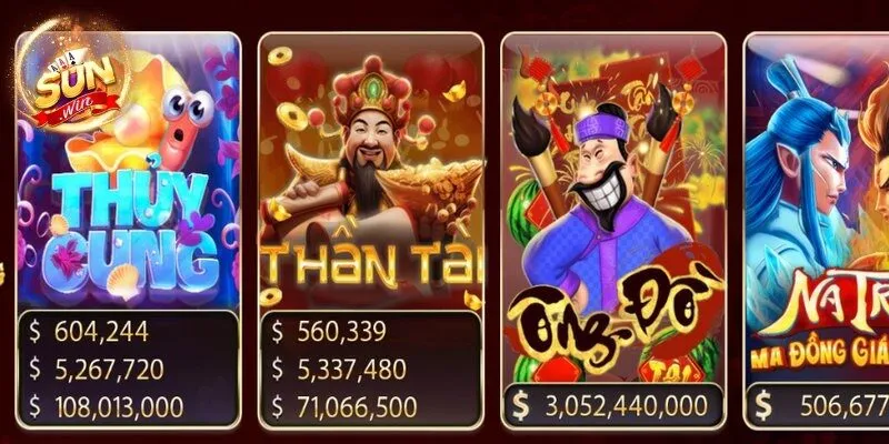 Slotgame Sunwin - Thiên Đường Quay Hũ Đổi Thưởng Cực Hot 3 Sunwin Kho tàng trò chơi tại đây vô cùng phong phú